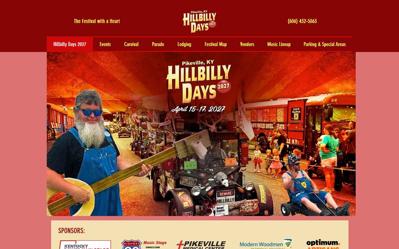 Pike County court records downtown Pikeville Hillbilly Days context