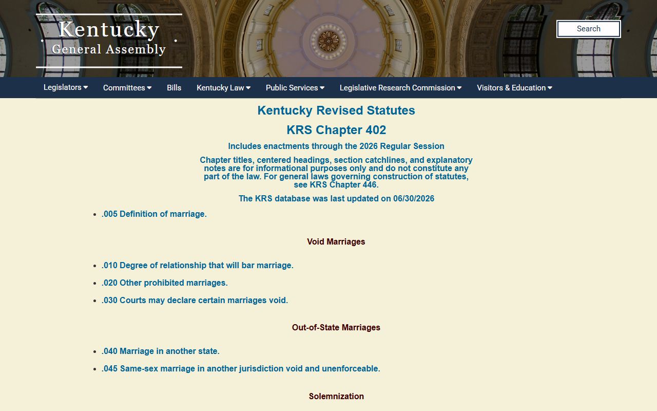 Pike County marriage and divorce records Kentucky marriage licensing statutes